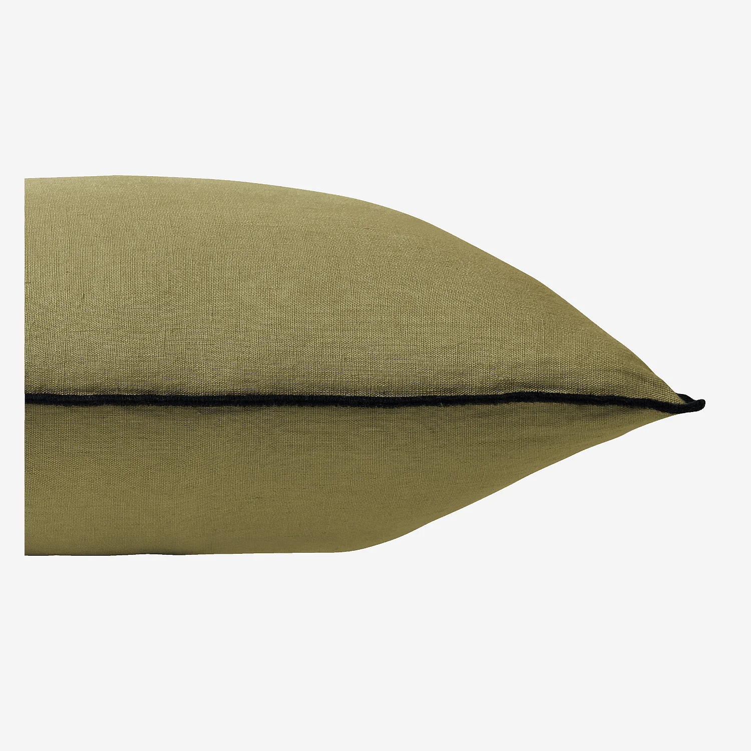 Coussin en lin à bourdon noir - 45 x 45 cm - Bronze - 5