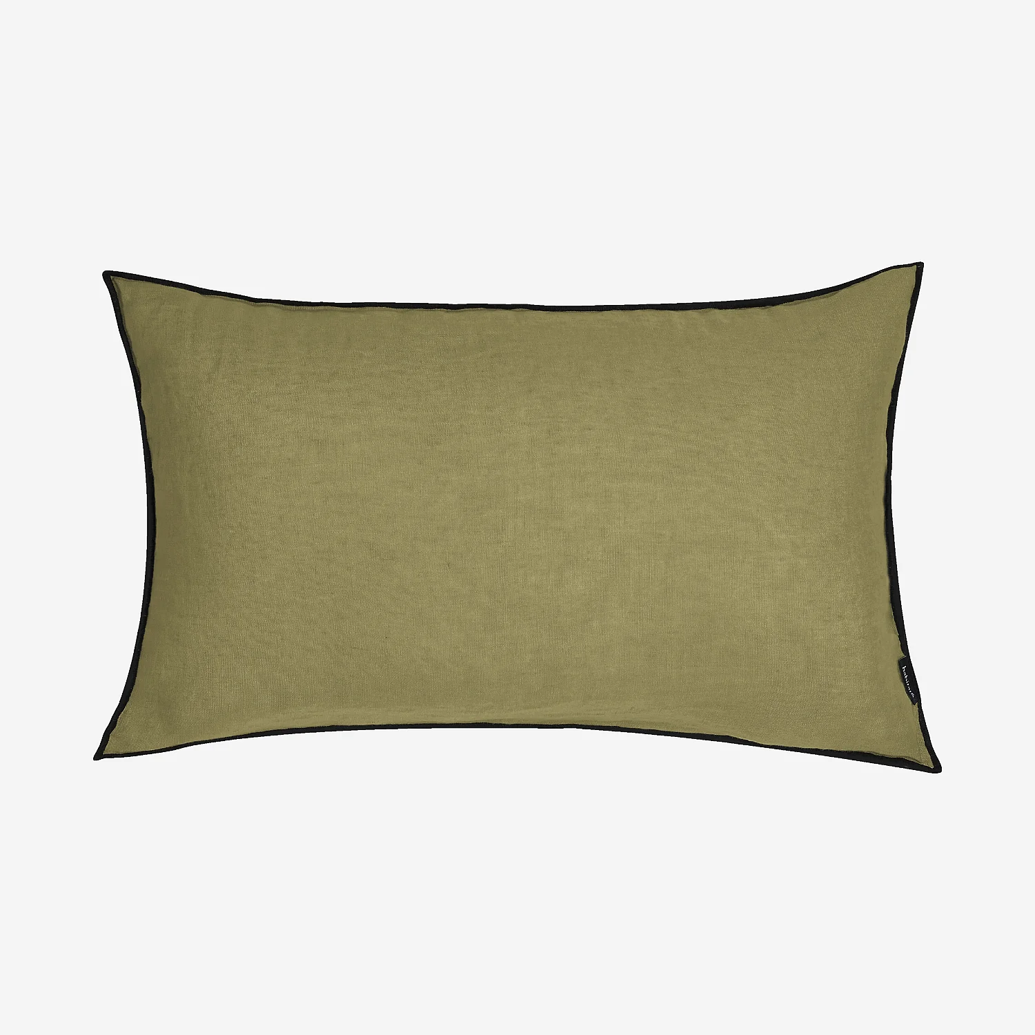 Coussin en lin à bourdon noir - 30 x 50 cm - Bronze - 2