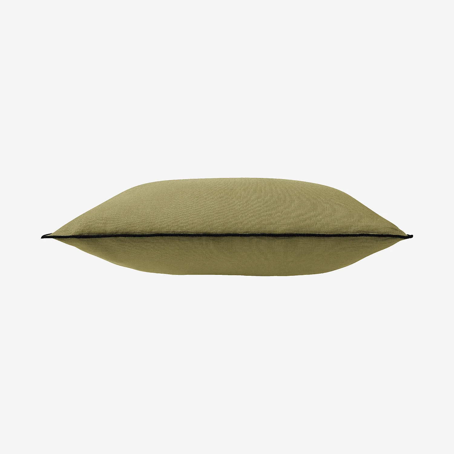 Coussin en lin à bourdon noir - 30 x 50 cm - Bronze - 9