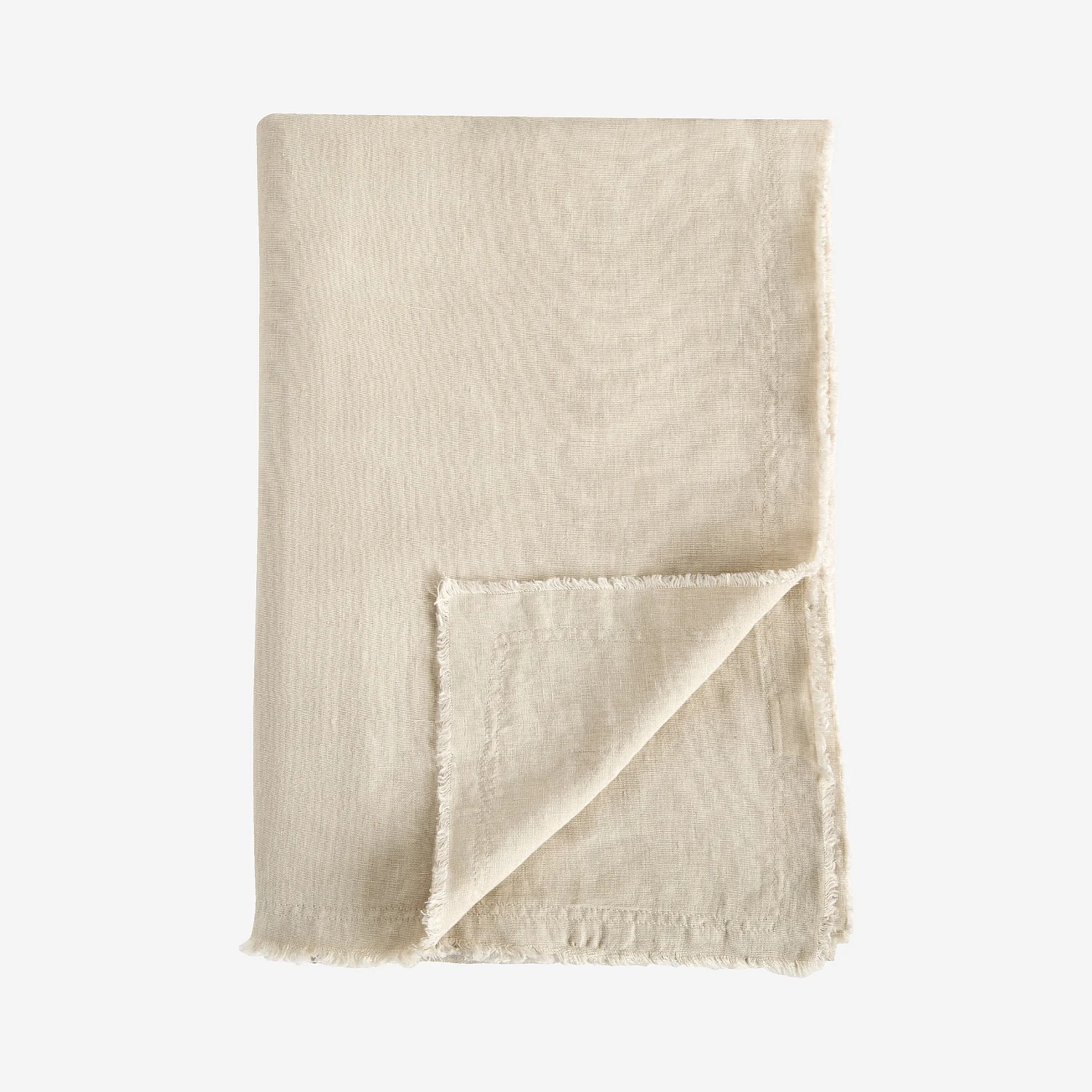 Plaid en lin - 120 x 180 cm - Naturel - 3