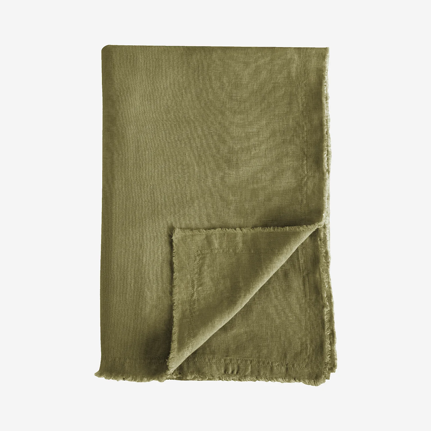 Plaid en lin - 120 x 180 cm - Bronze - 5