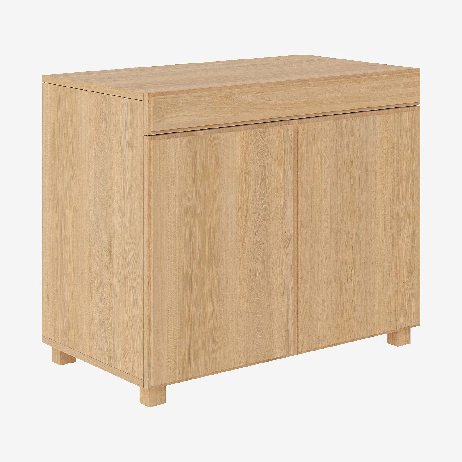 Buffet / Bureau en chêne - Naturel - 8