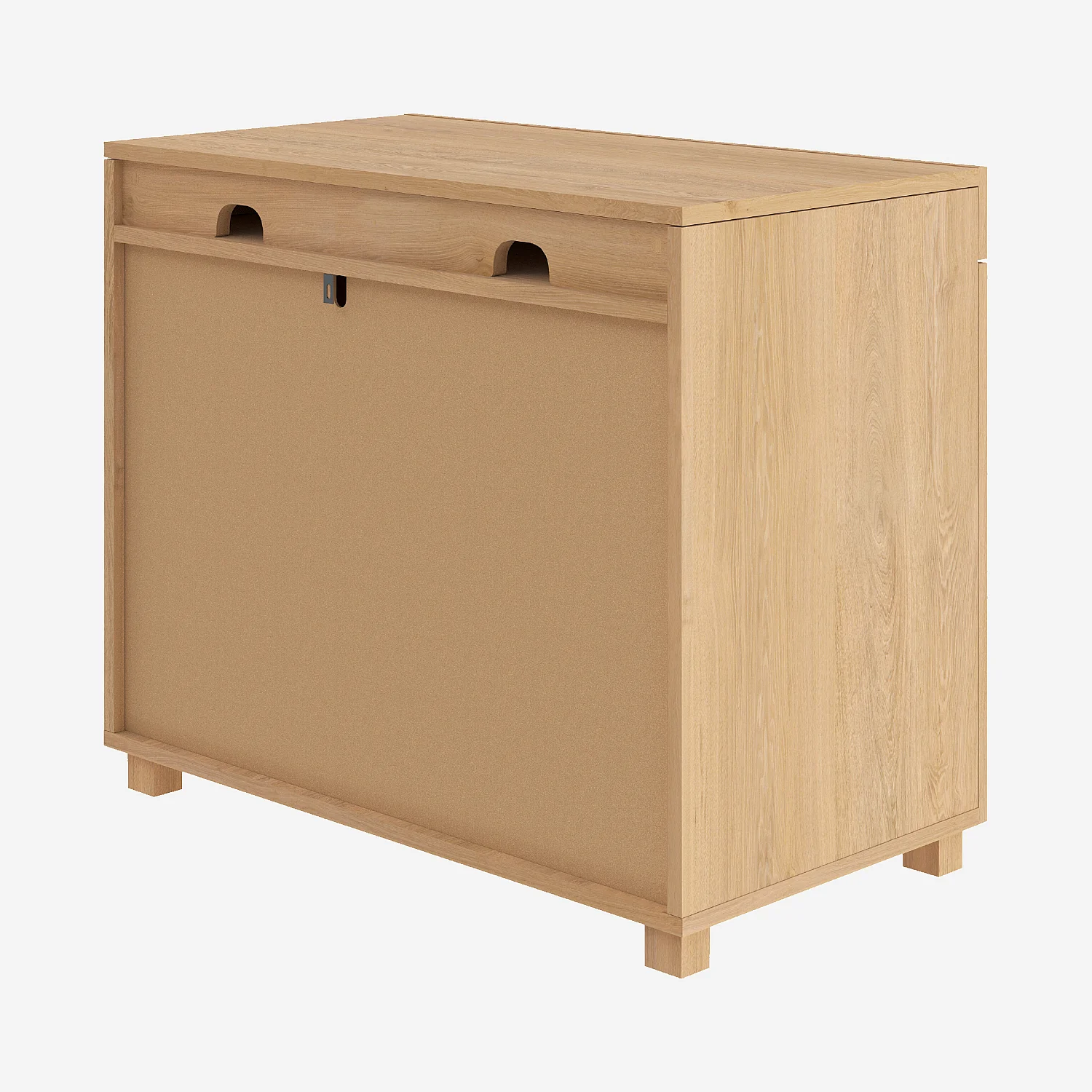 Buffet / Bureau en chêne - Naturel - 6
