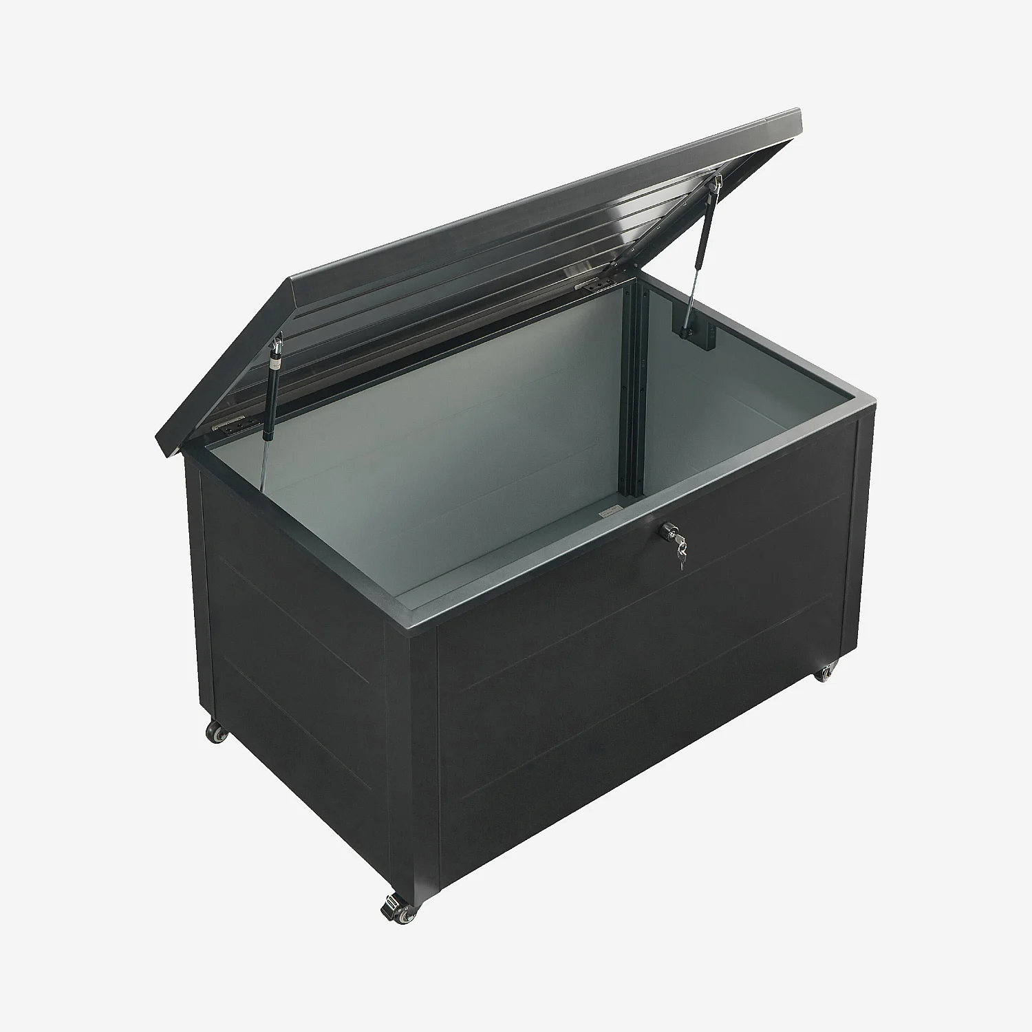 Coffre de jardin en métal 546 L - Gris anthracite - 7