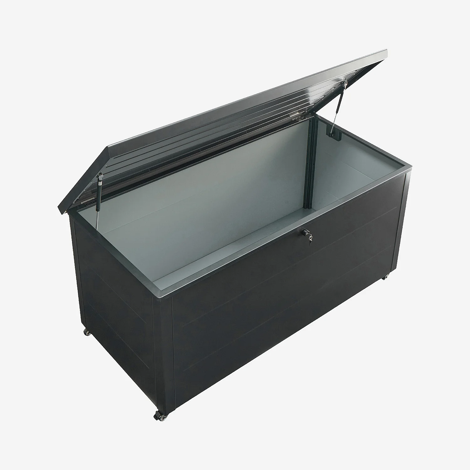 Coffre de jardin en métal 1056 L - Gris anthracite - 7