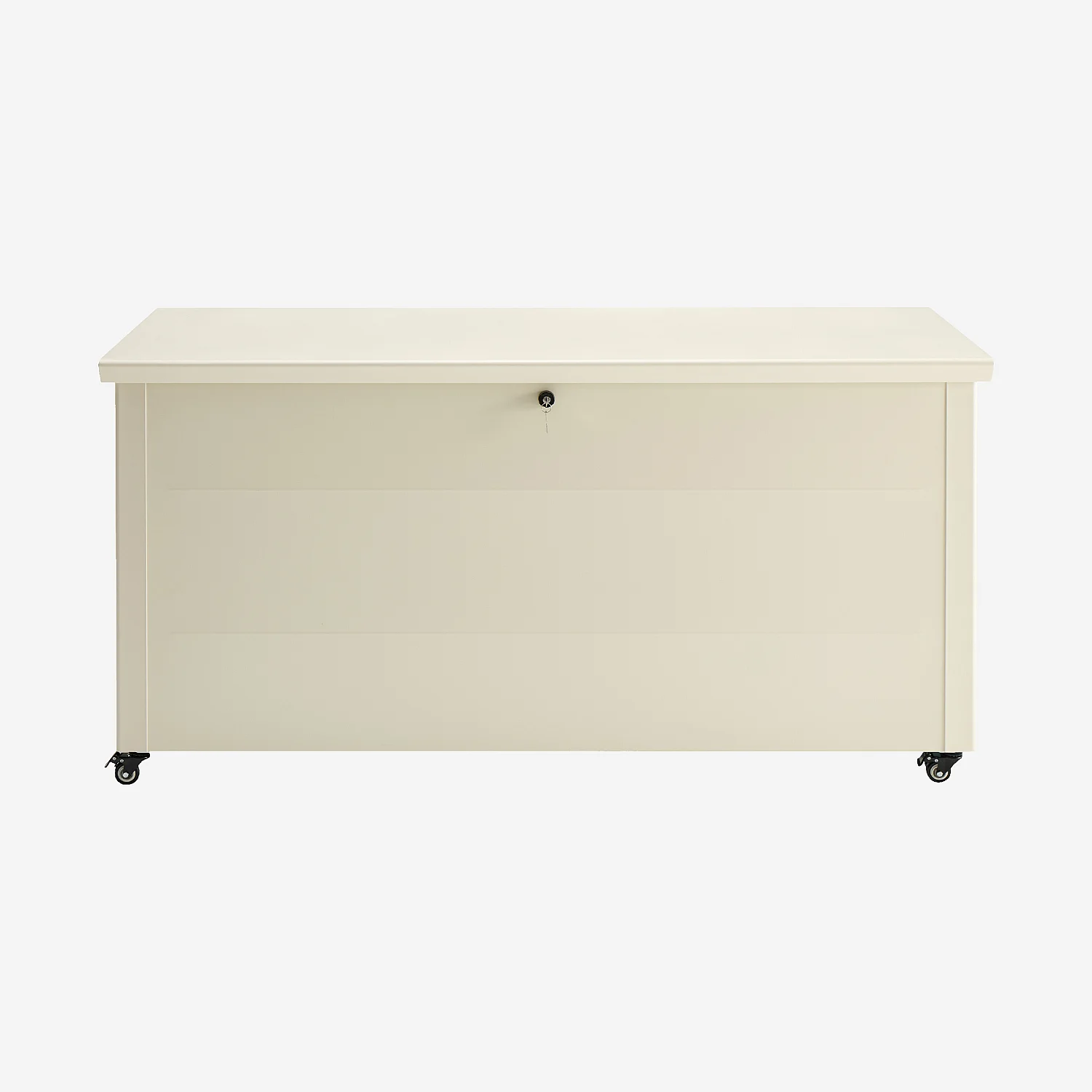 Coffre de jardin en métal 1056 L - Ivoire - 2