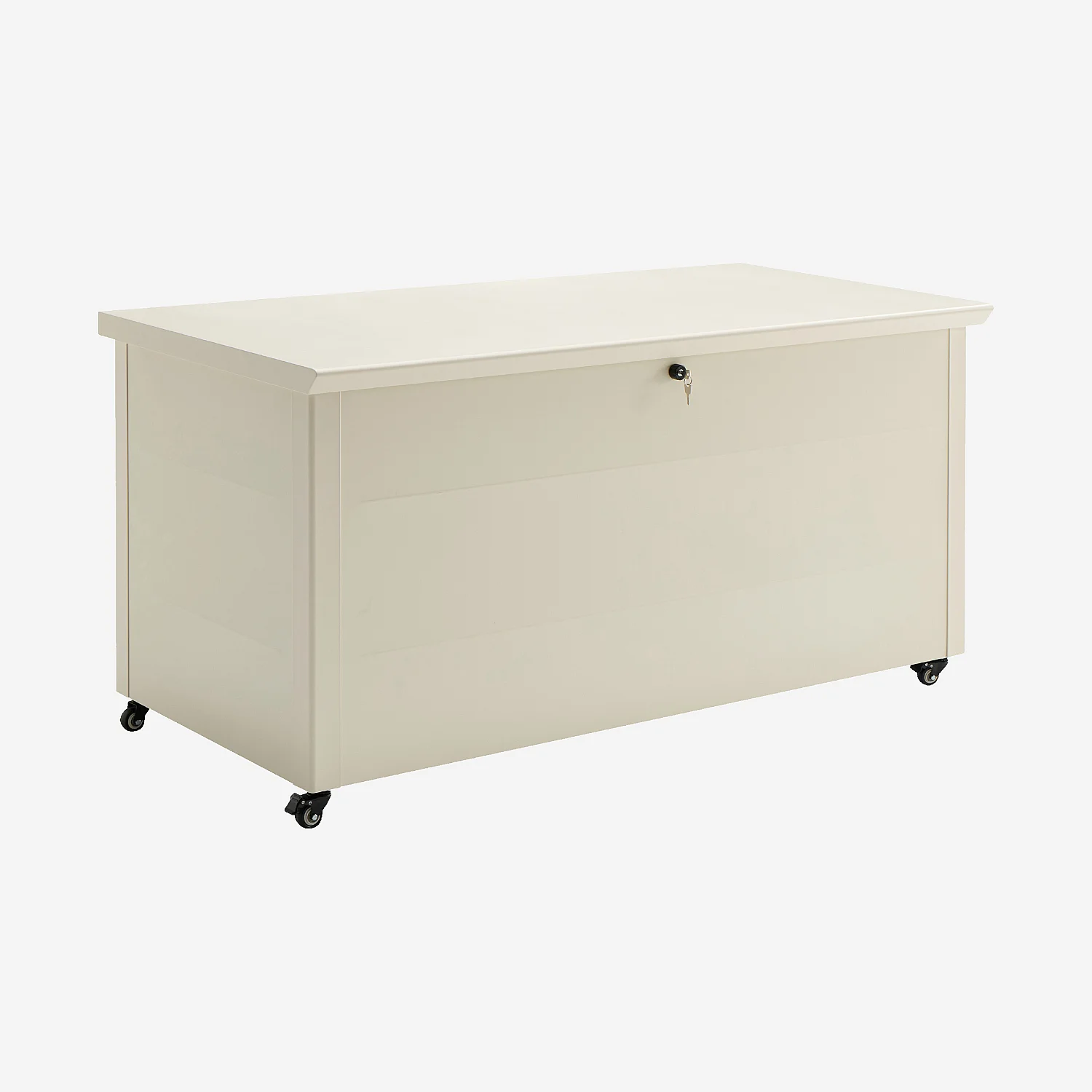 Coffre de jardin en métal 1056 L - Ivoire - 5
