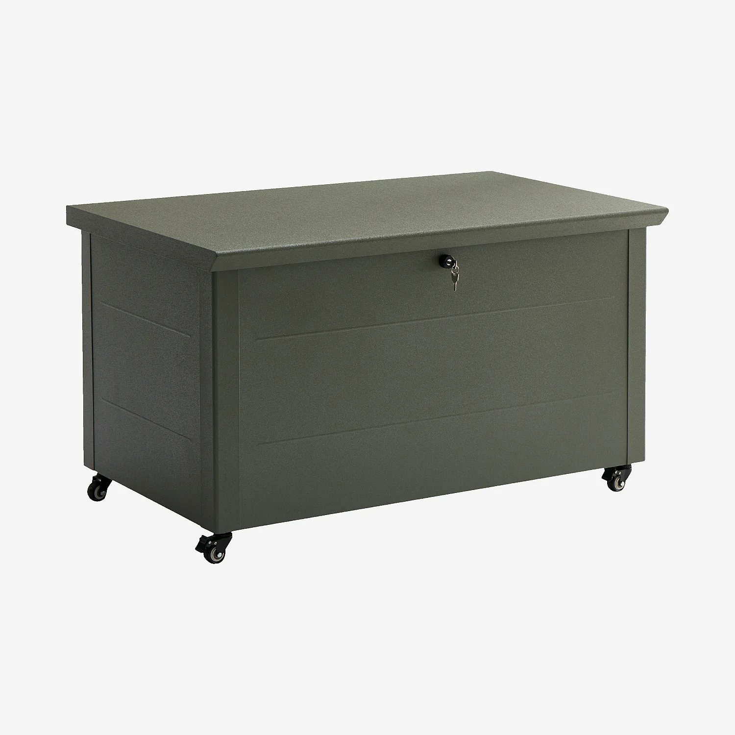 Coffre de jardin en métal 546 L - Vert olive - 5