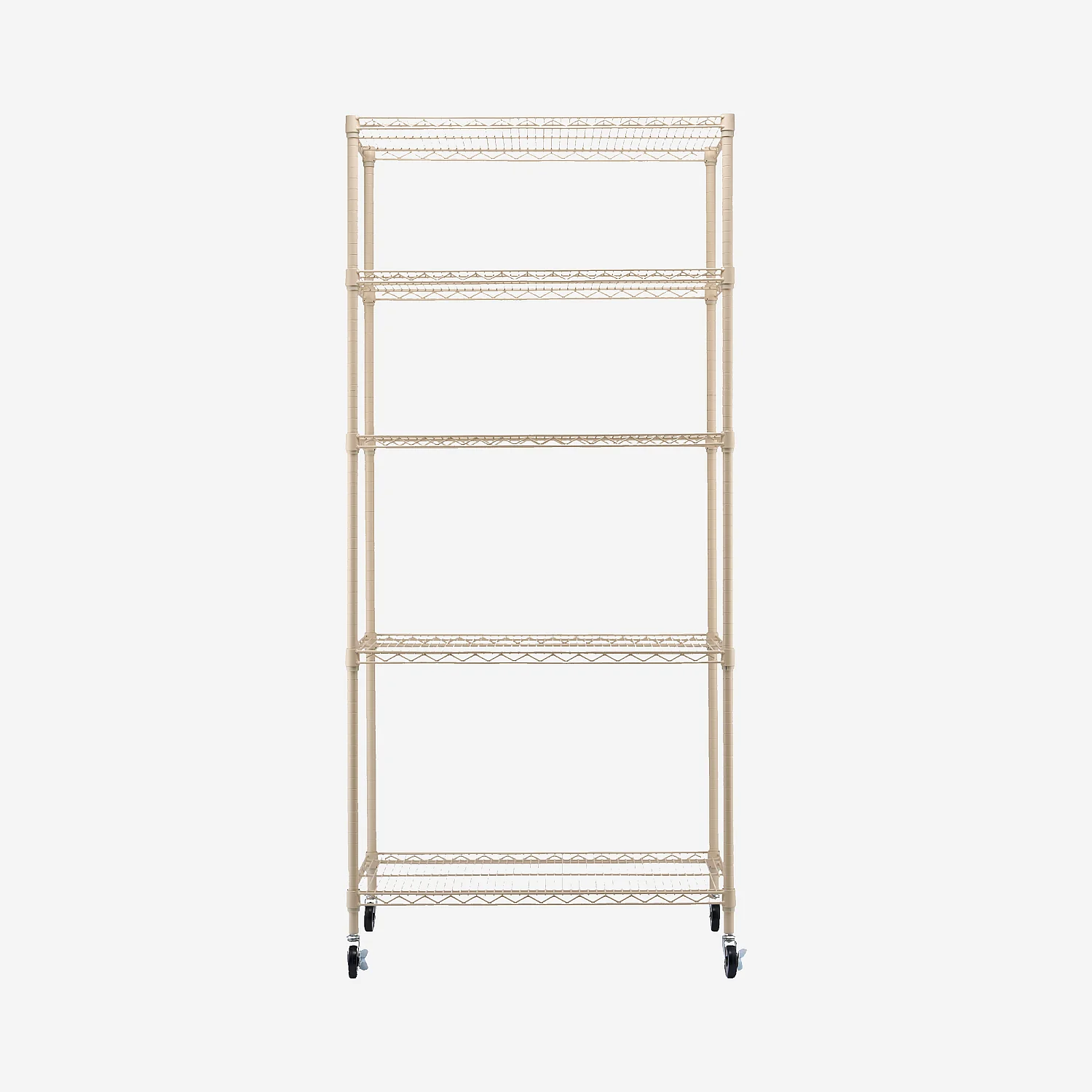 Hylle med 5 nivåer i karbonstål 90 x 200 cm – Krem - 2