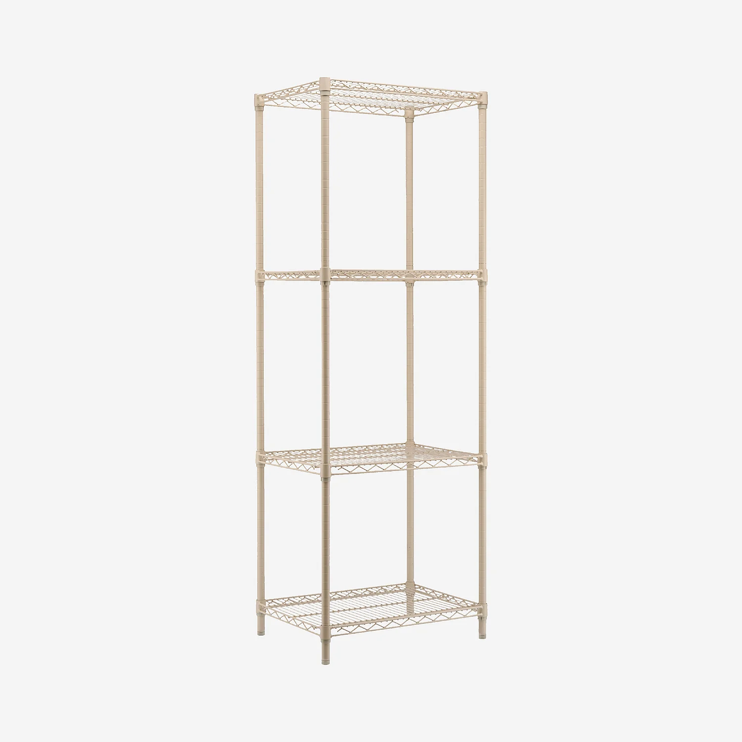 Hylle med 4 nivåer i karbonstål 61 x 183 cm – Krem - 5