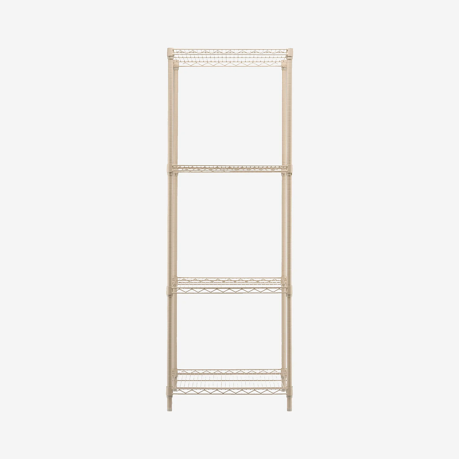 Hylle med 4 nivåer i karbonstål 61 x 183 cm – Krem - 4