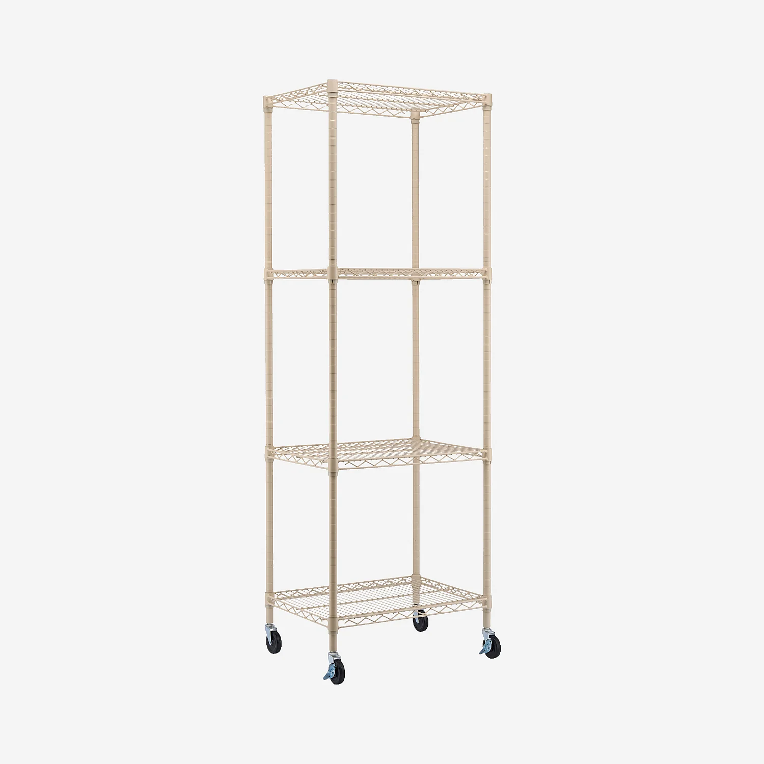Hylle med 4 nivåer i karbonstål 61 x 183 cm – Krem - 3