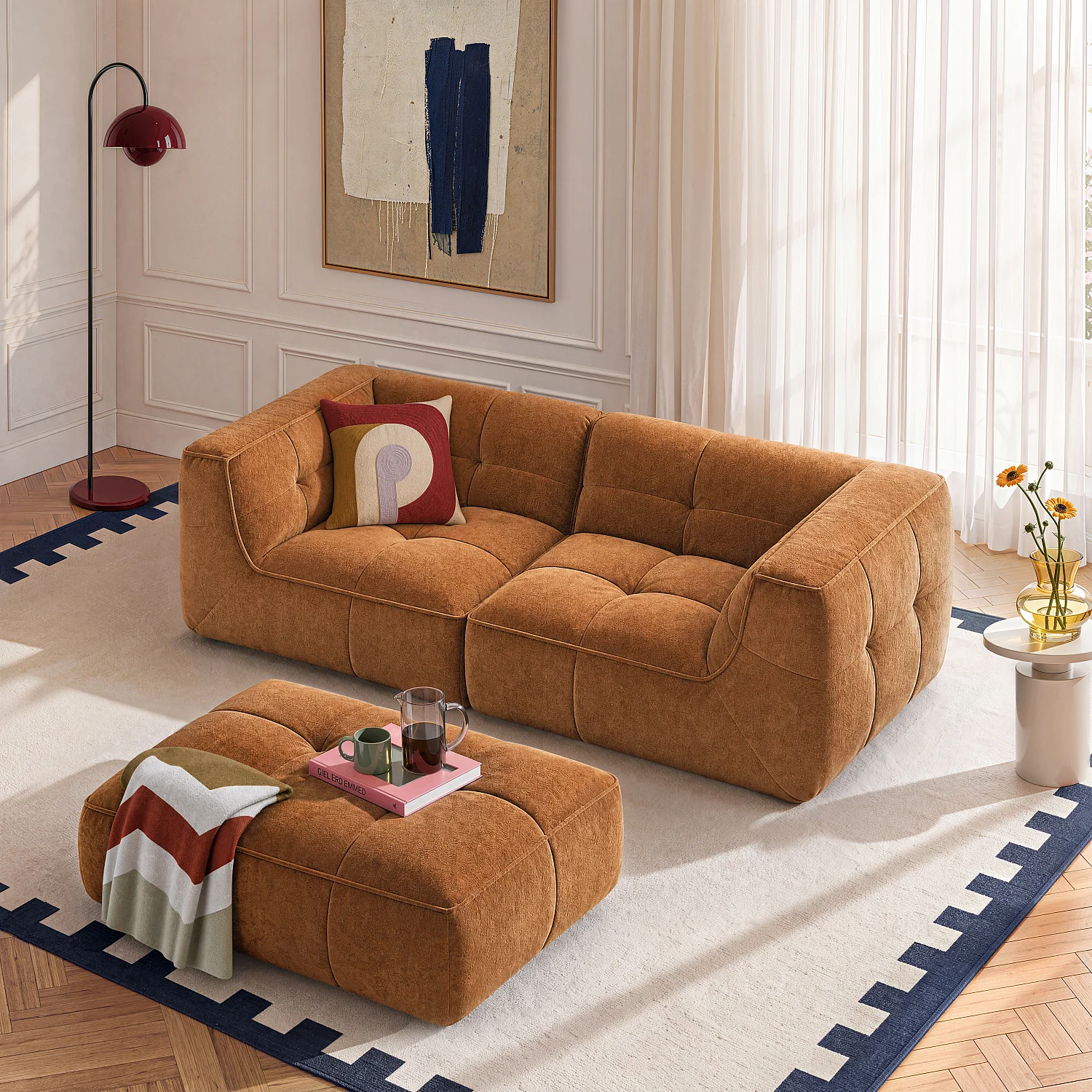 calicosy couchtisch HARBOR in Nussbaum Moderner couchtisch