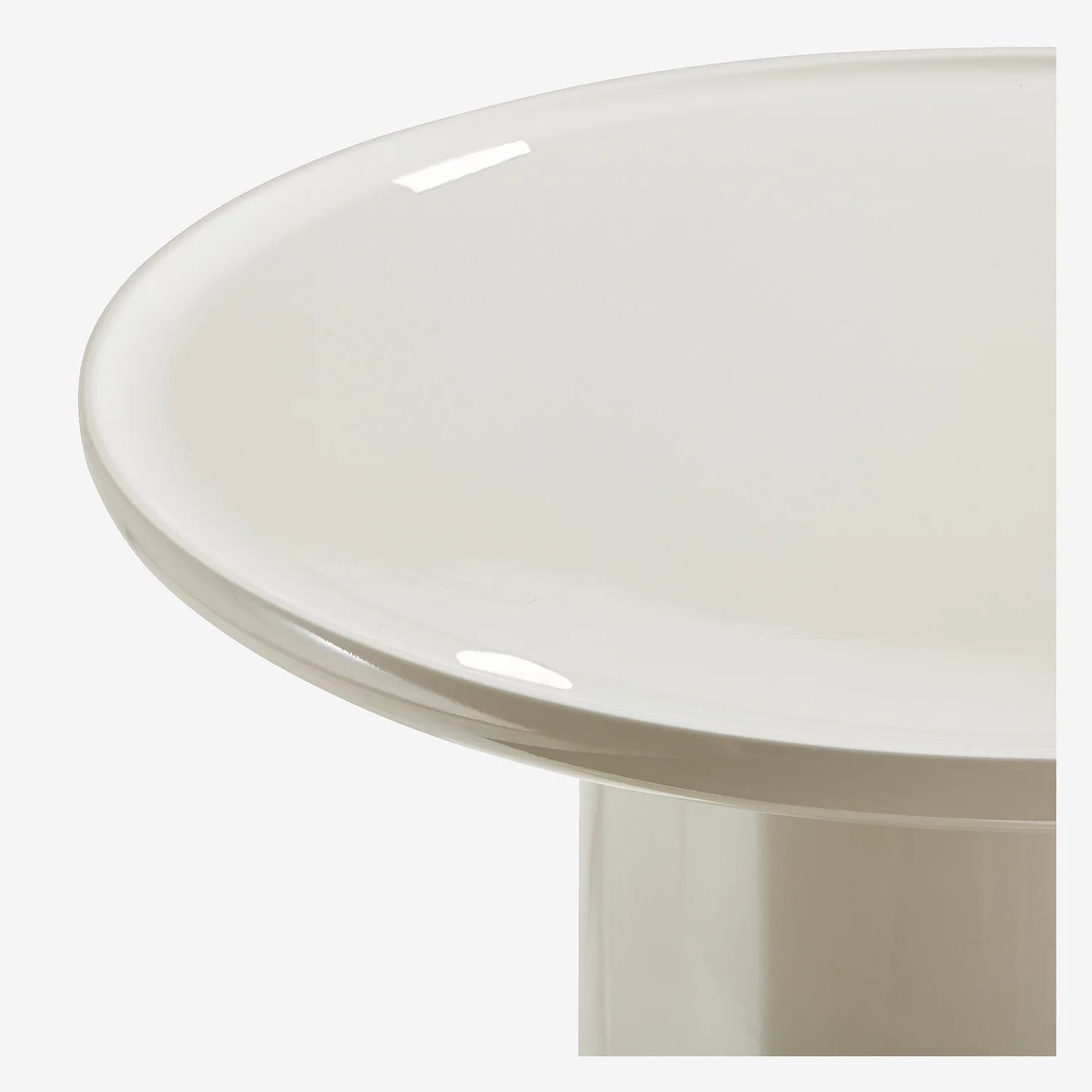 Conjunto de mesas de centro orgánicas lacadas - Beige - 6
