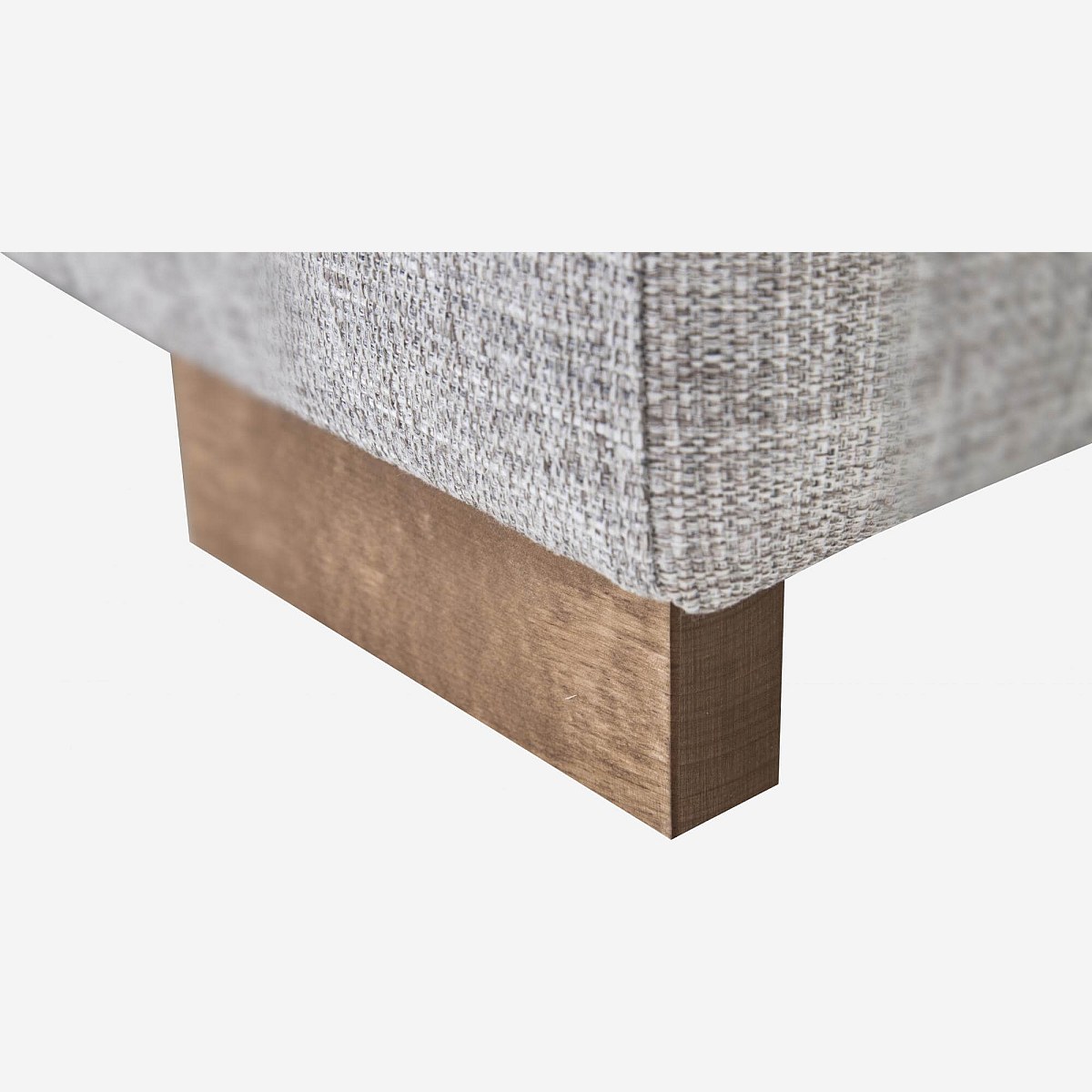 Stockholm - 2,5-Sitzer-Sofa mit Chaiselongue links, beige meliert - Habitat