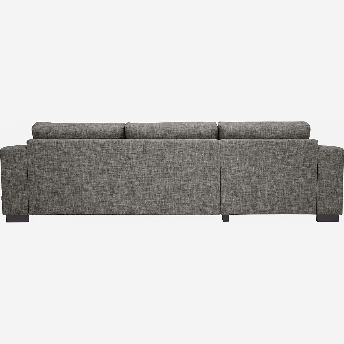 Stockholm - 2,5-Sitzer-Sofa mit Chaiselongue links, grau - Habitat