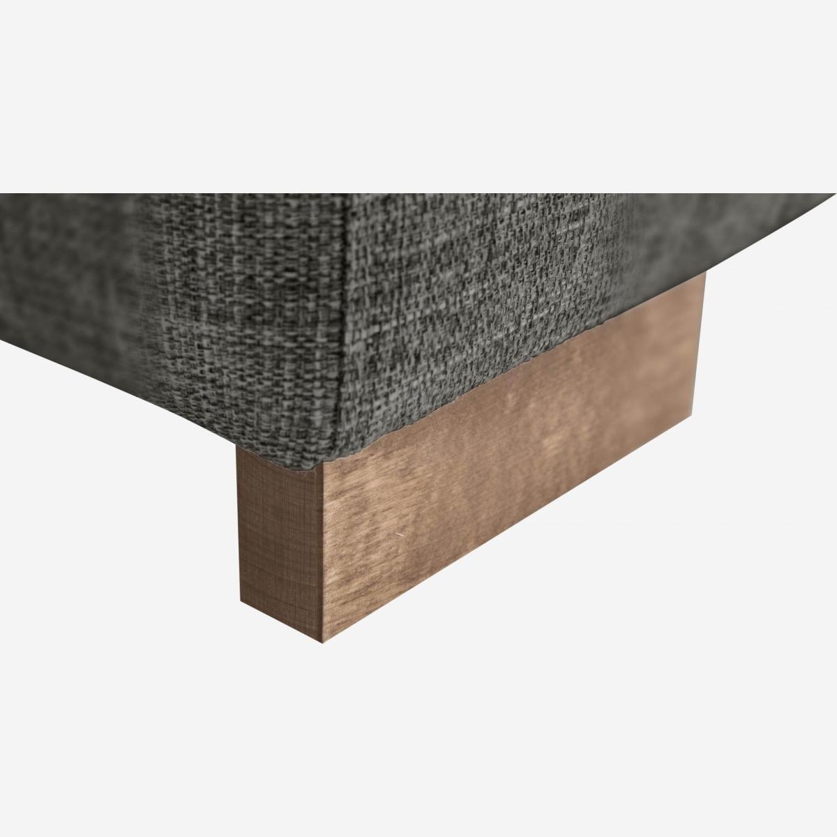 Stockholm - 2,5-Sitzer-Sofa mit Chaiselongue rechts, grau - Habitat