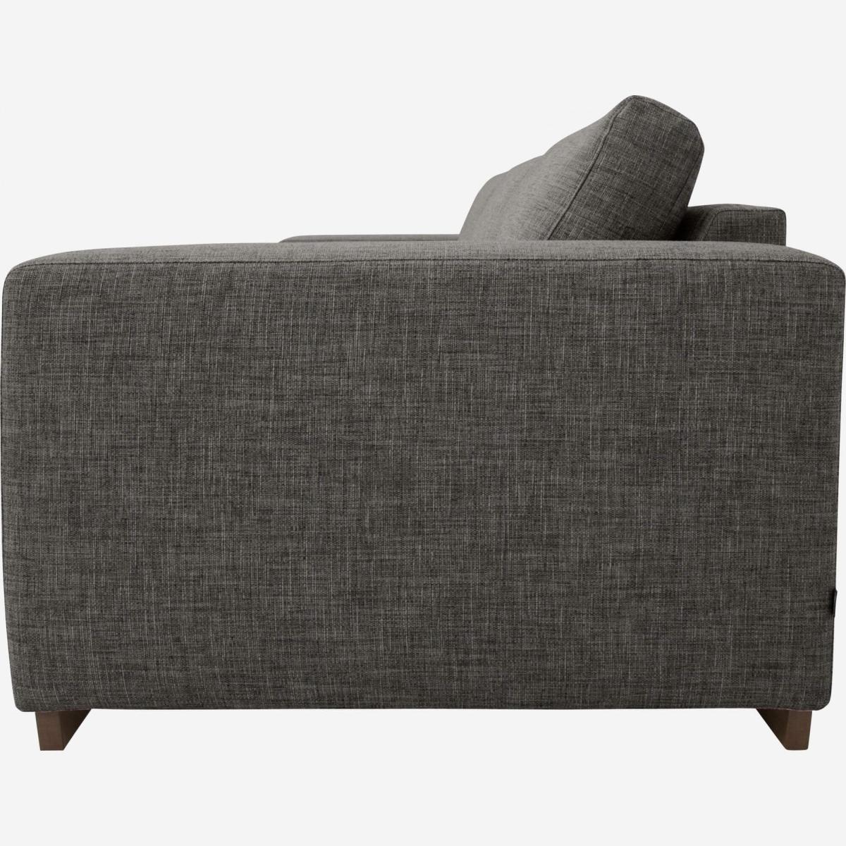 Stockholm - 2,5-Sitzer-Sofa mit Chaiselongue links, grau - Habitat