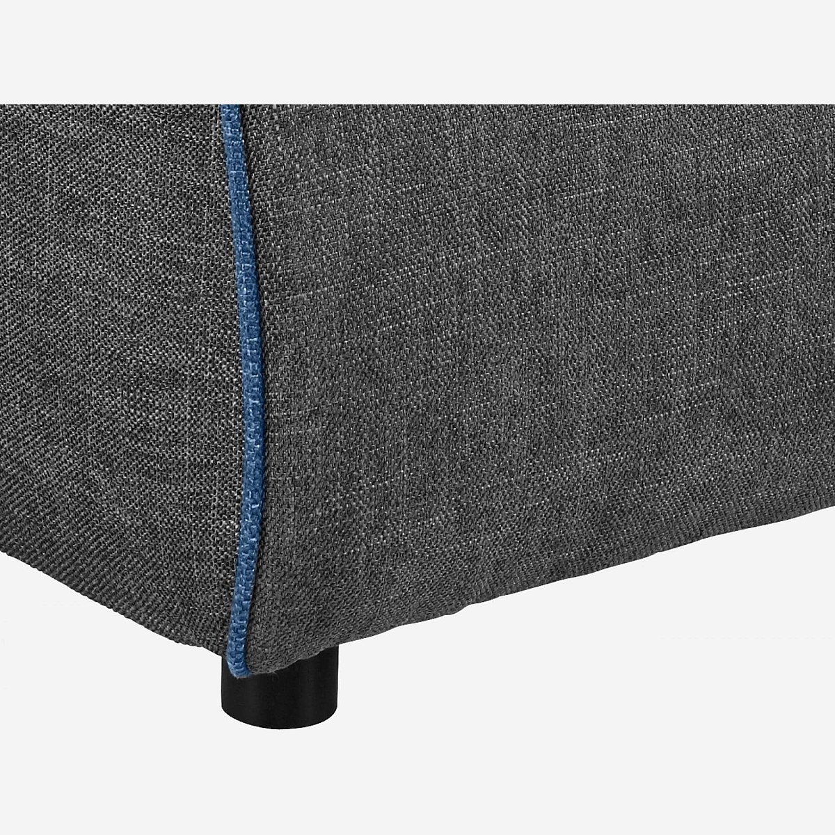 Oggie - Ottomane aus Stoff - Grau - Habitat - Habitat