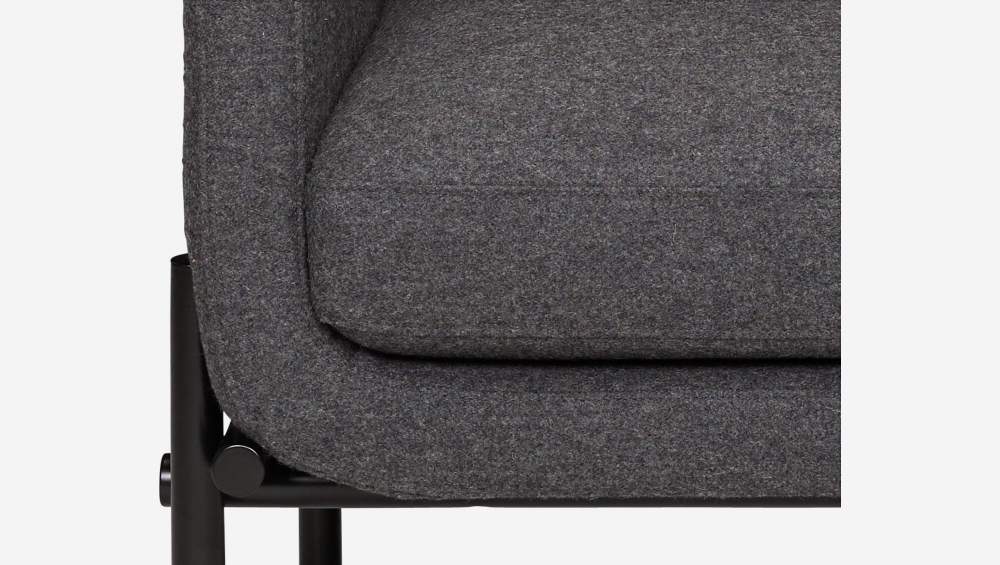 Sessel aus Stoff - Grau 