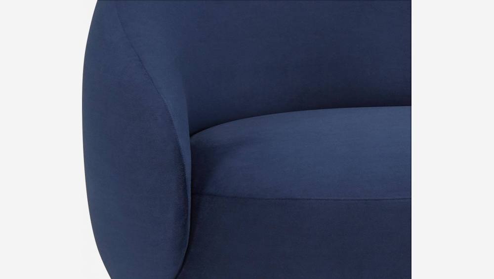 Chaise longue en Terciopelo - Azul 