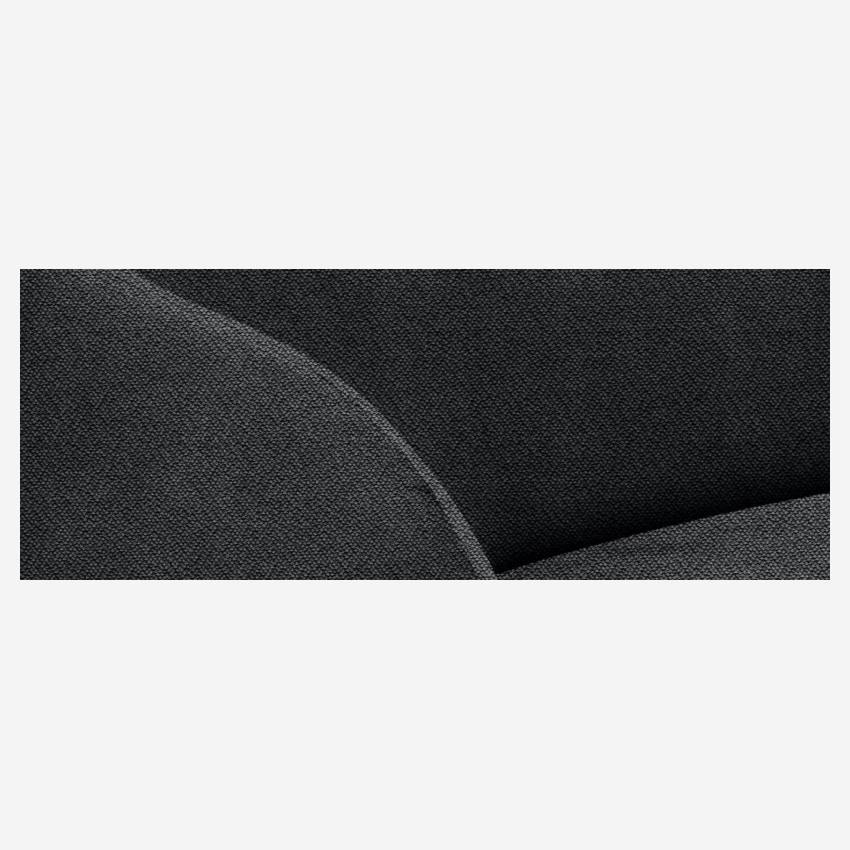 Sofá curvado en tela - Antracita
