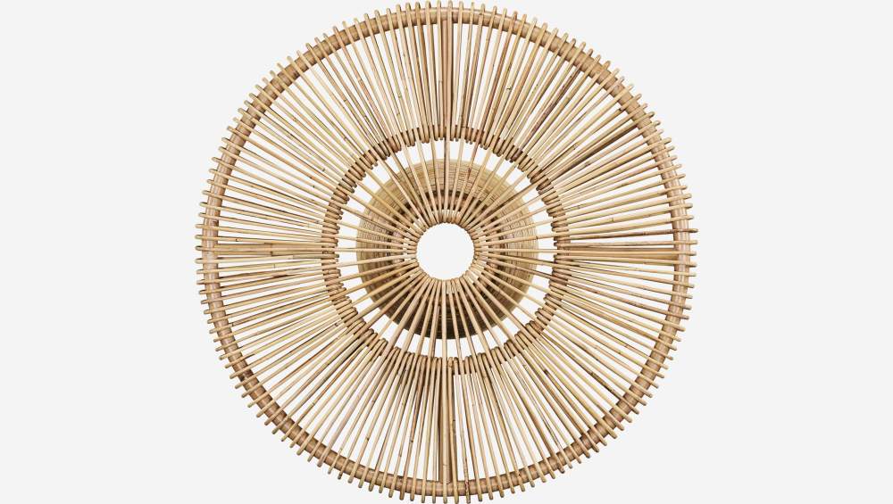 Mesa redonda de ratán - Natural - Diseño de Marie Matsuura