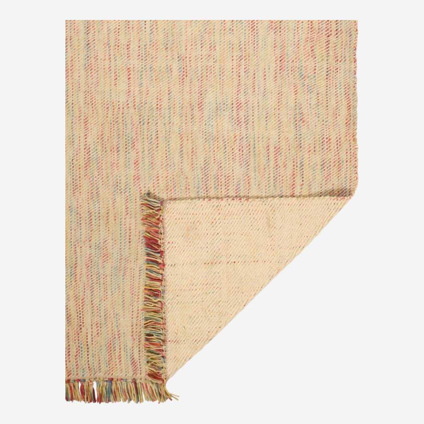 Tapis en laine tissé main - 170 x 240 cm - Multicolore