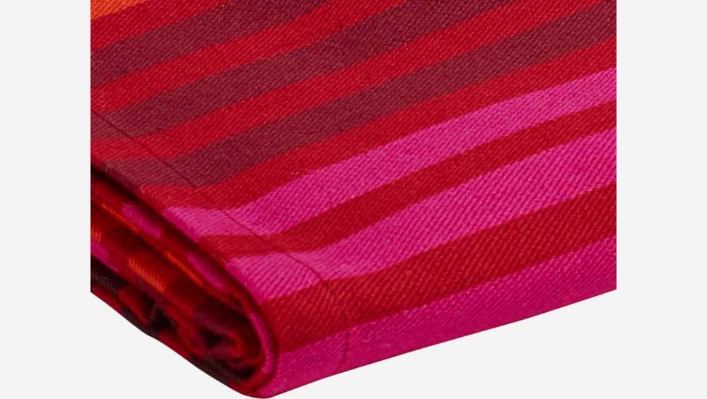 Set of 3 tea towels - 30 x 45 cm - Red stripes