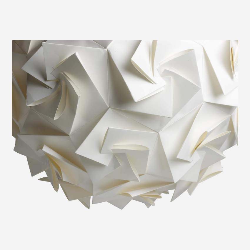 Hängeleuchte aus Papier - Durchmesser: 65 cm - Weiß