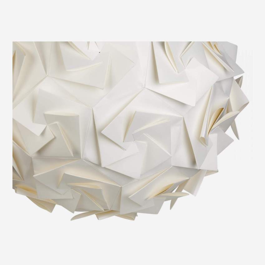 Hängeleuchte aus Papier - Durchmesser: 65 cm - Weiß