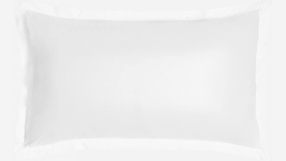 Cotton pillowcase - 50 x 80 cm - White
