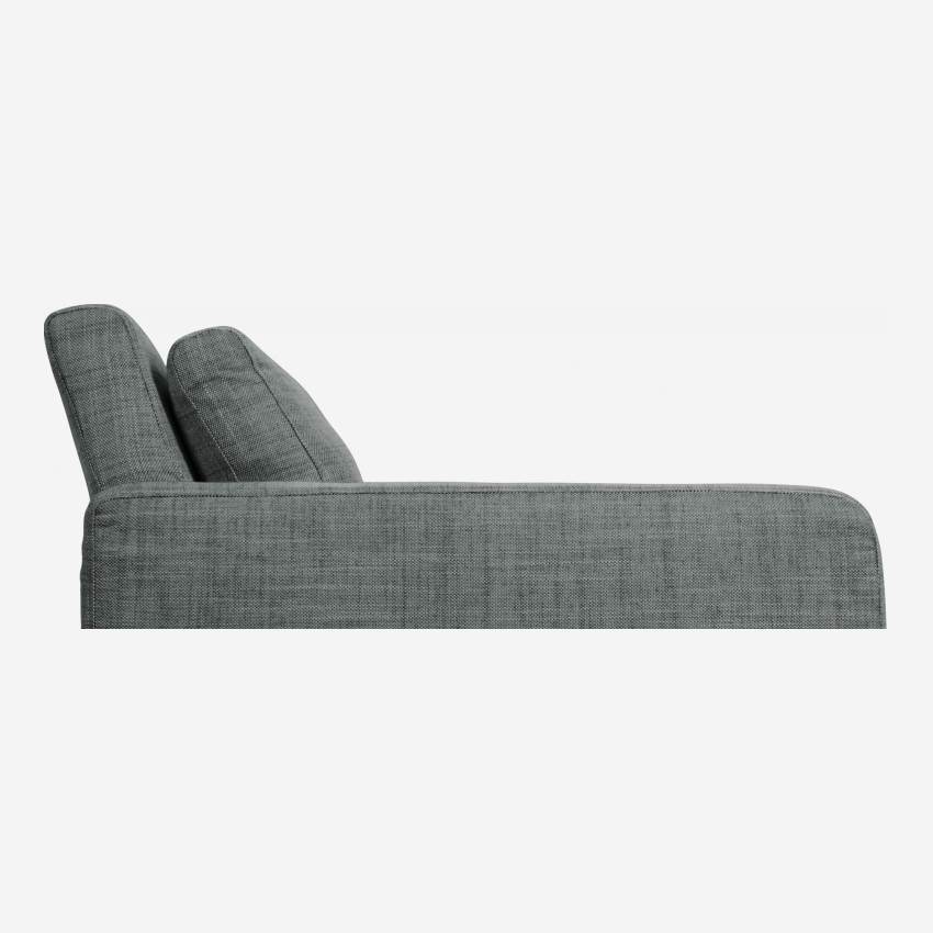 Compact fabric sofa