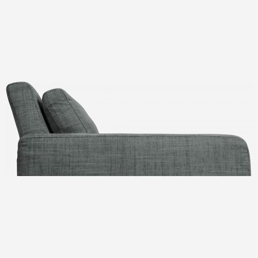 Compact fabric sofa
