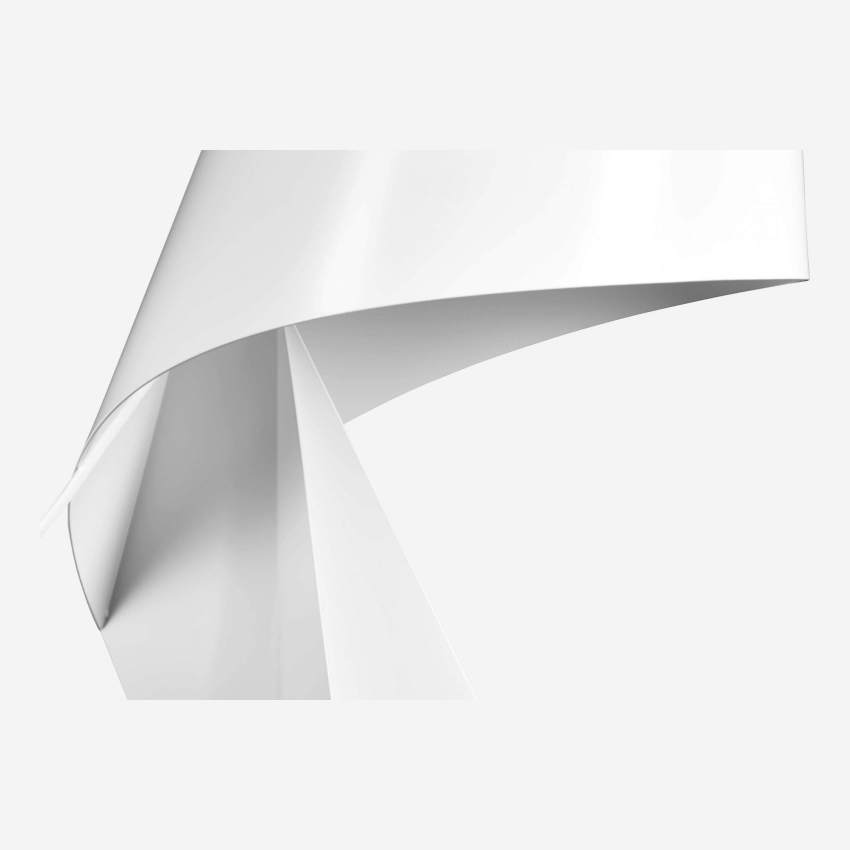 Metal table lamp - White - 36 cm