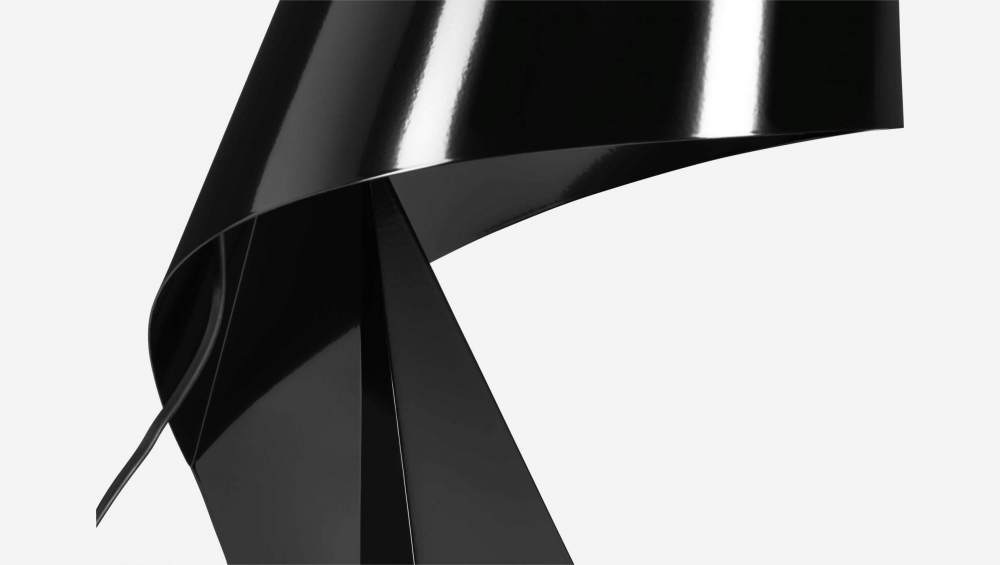 Lampe de table en métal - Noir - 36 cm