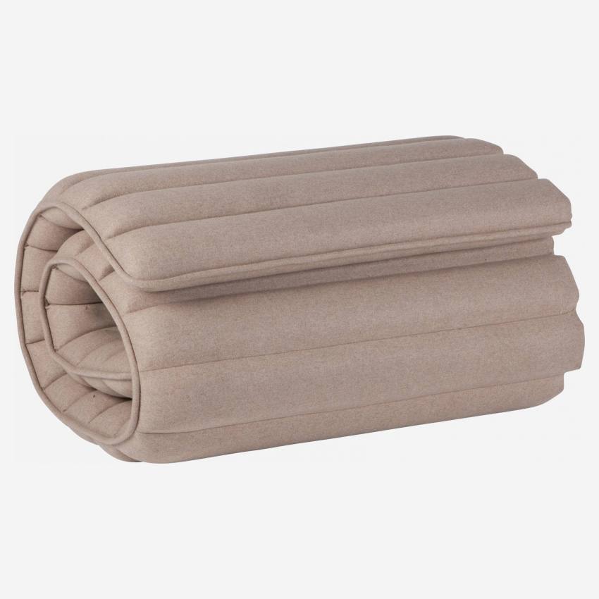 Tête de lit en laine 244 x 99 cm - Taupe