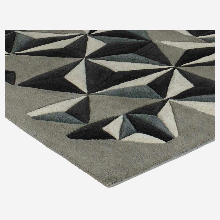 Hand-tufted wool rug 170x240 cm