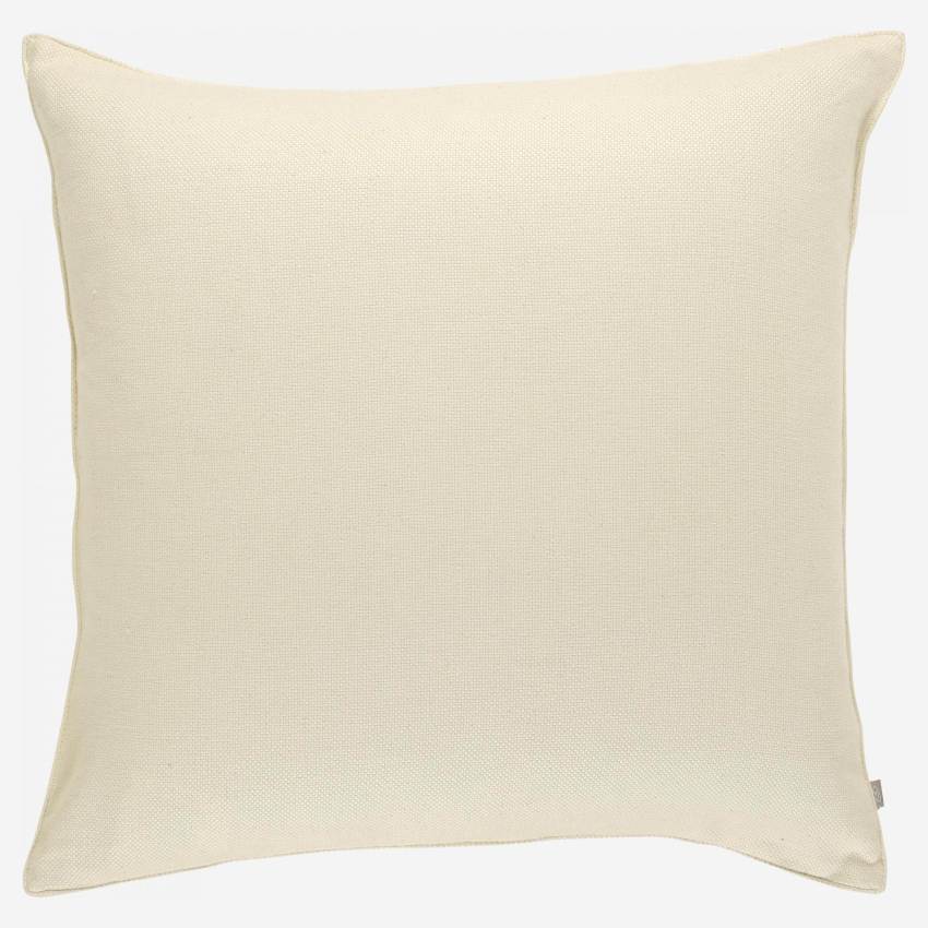 Cotton cushion - White - 50 x 50 cm