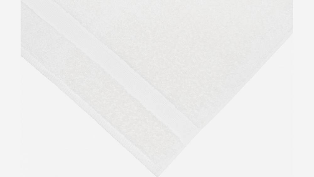 Handdoek van katoen - 50 x 100 cm - Wit