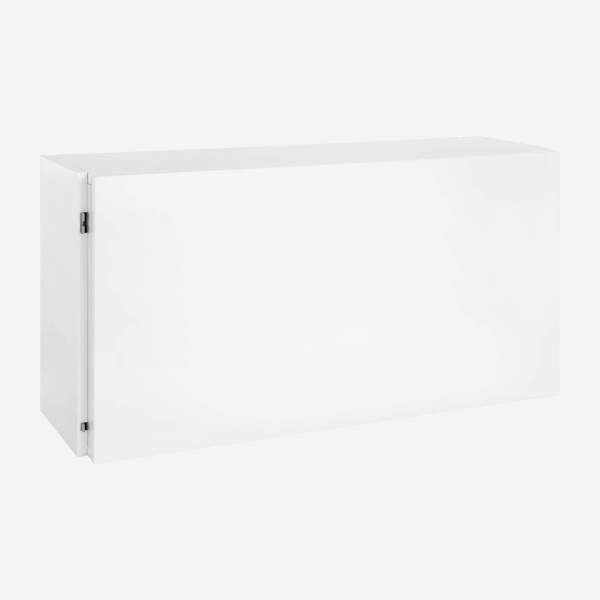Lacquered white fold-out desk