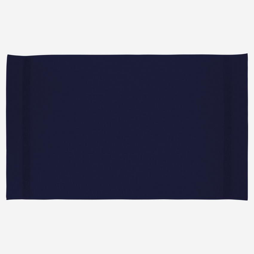 Drap de bain en coton - 100 x 150 cm - Bleu marine