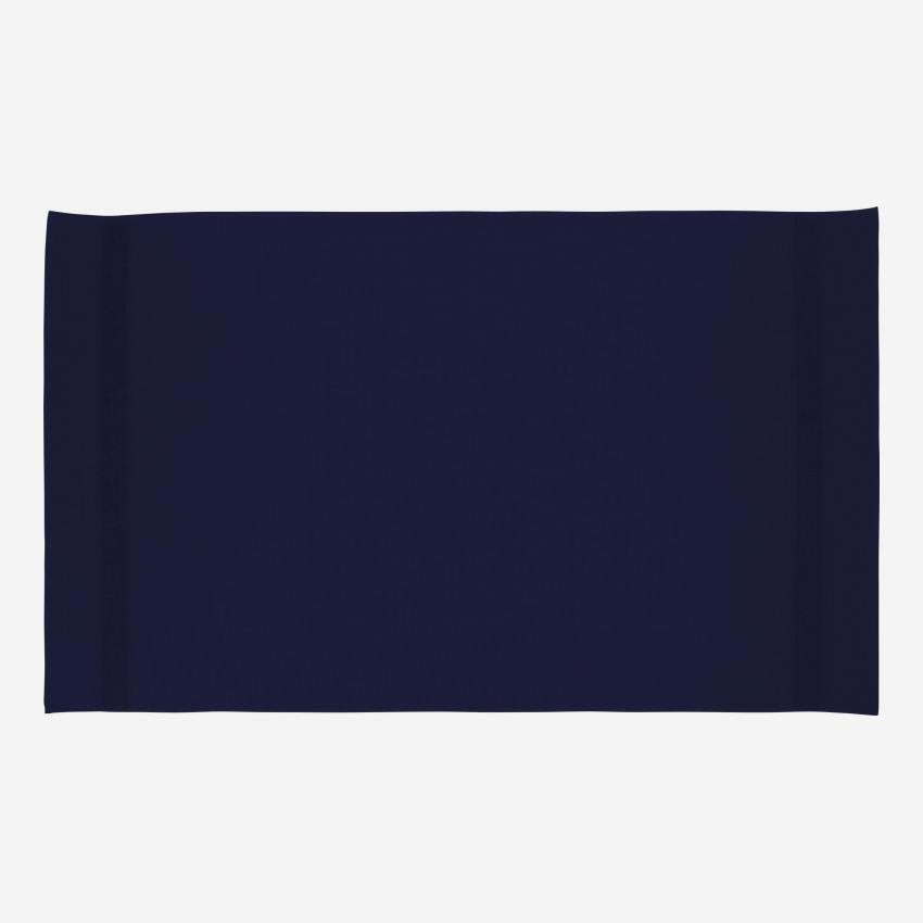 Drap de bain en coton - 100 x 150 cm - Bleu marine