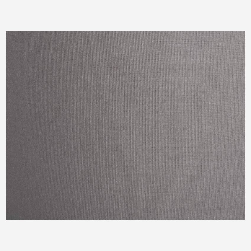 Abat-jour en coton - 40 x 18 cm - Gris