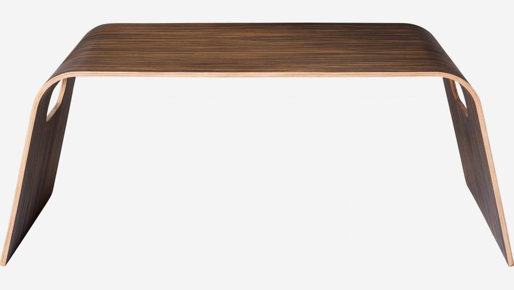Bandeja de cama de madera - 56 x 31 cm - Negro