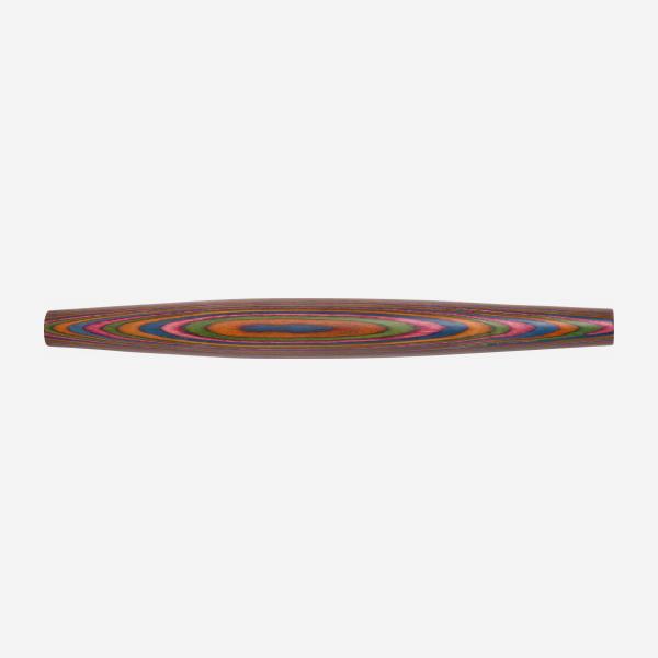 Nudelholz aus Holz - 34,5 cm - Bunt