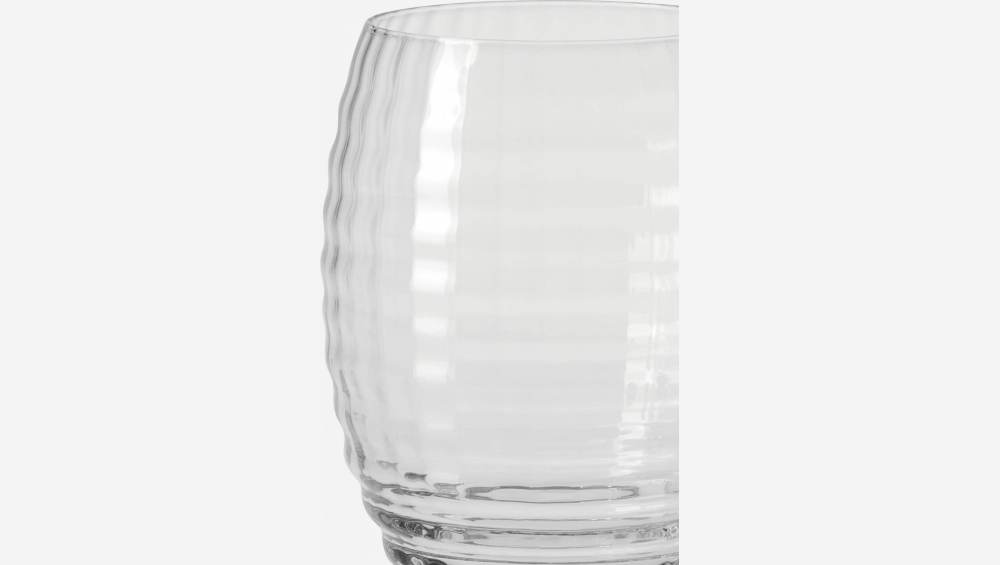 Lot de 4 gobelets en verre - 465 ml - Transparent