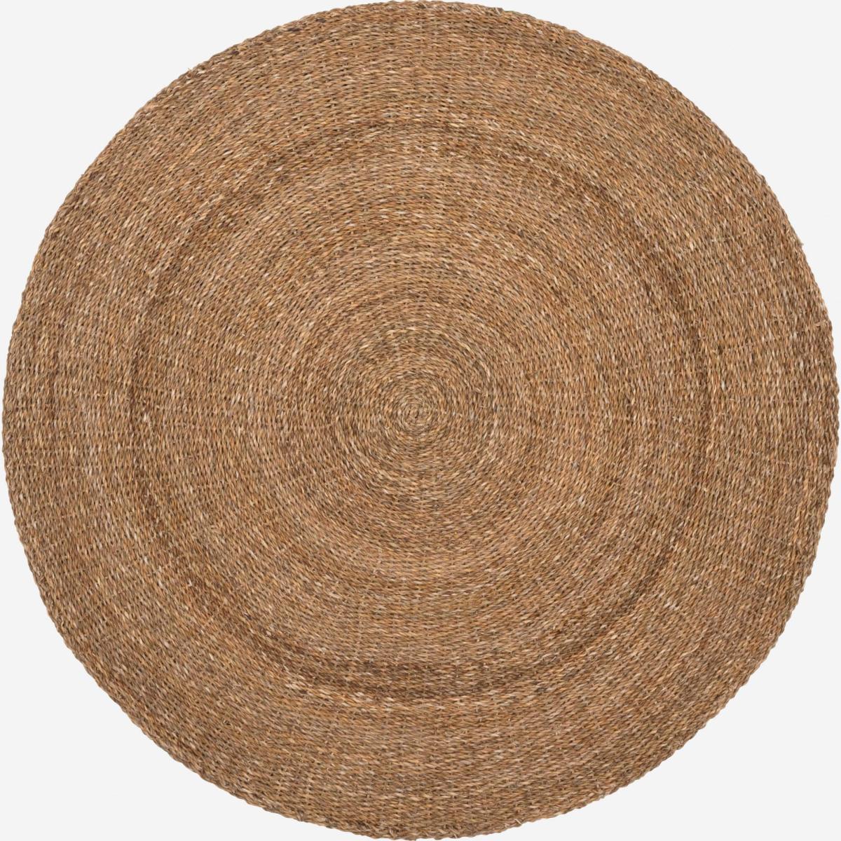 Saran Runder Teppich Aus Seegras 120 Cm Naturfarben Habitat