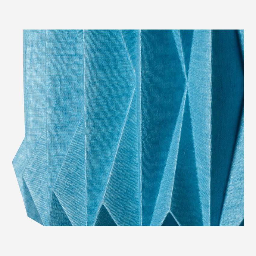 Abat-jour de suspension en tissu - 39 x 49 cm - Bleu
