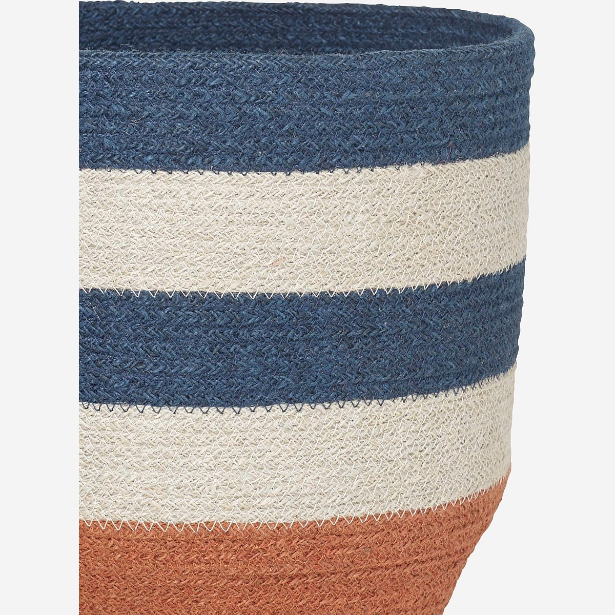 Sarka - 4er-Set runde Aufbewahrungskörbe aus Jute - Habitat